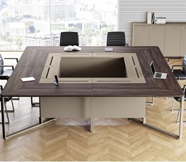 Gloss Square Meeting Table